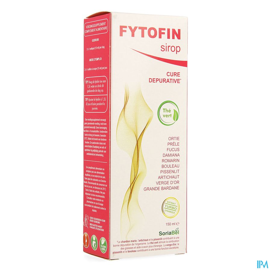 Soria Fytofin Sirop 150ml Nf Rempl.1630201 Soria Fytofin Sirop 150ml Nf Rempl.1630201