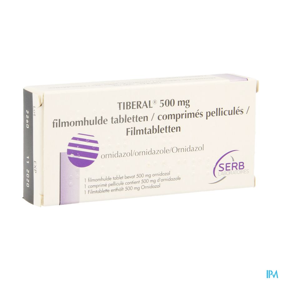 Tiberal Comp 3 X 500mg Tiberal Comp 3 X 500mg