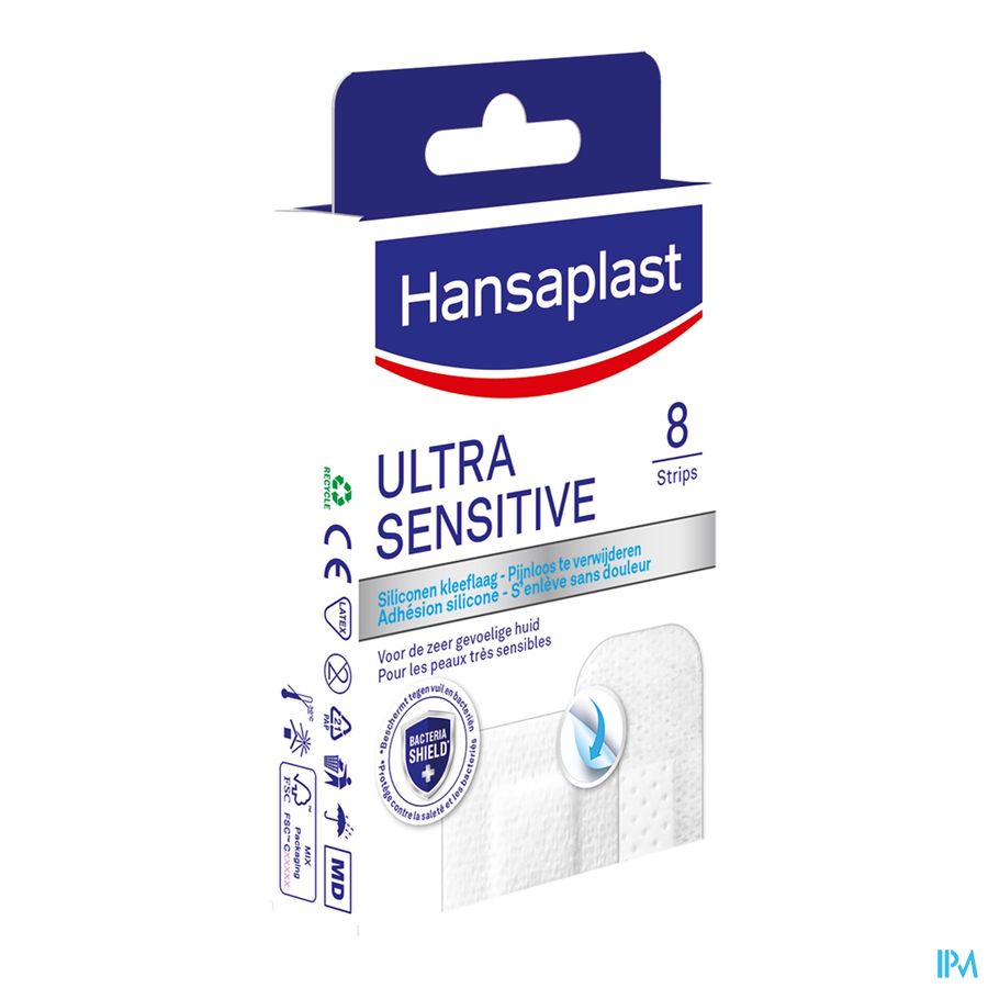 Hansaplast Silicone Soft Strips 8