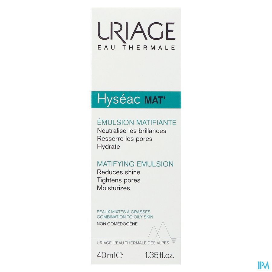 Uriage Hyseac Mat Gel Creme Tube 40ml 3