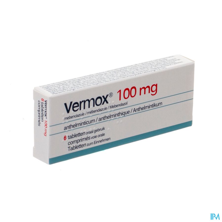 Vermox 100mg Tabl 6 X 100mg Pip Vermox 100mg Tabl 6 X 100mg Pip