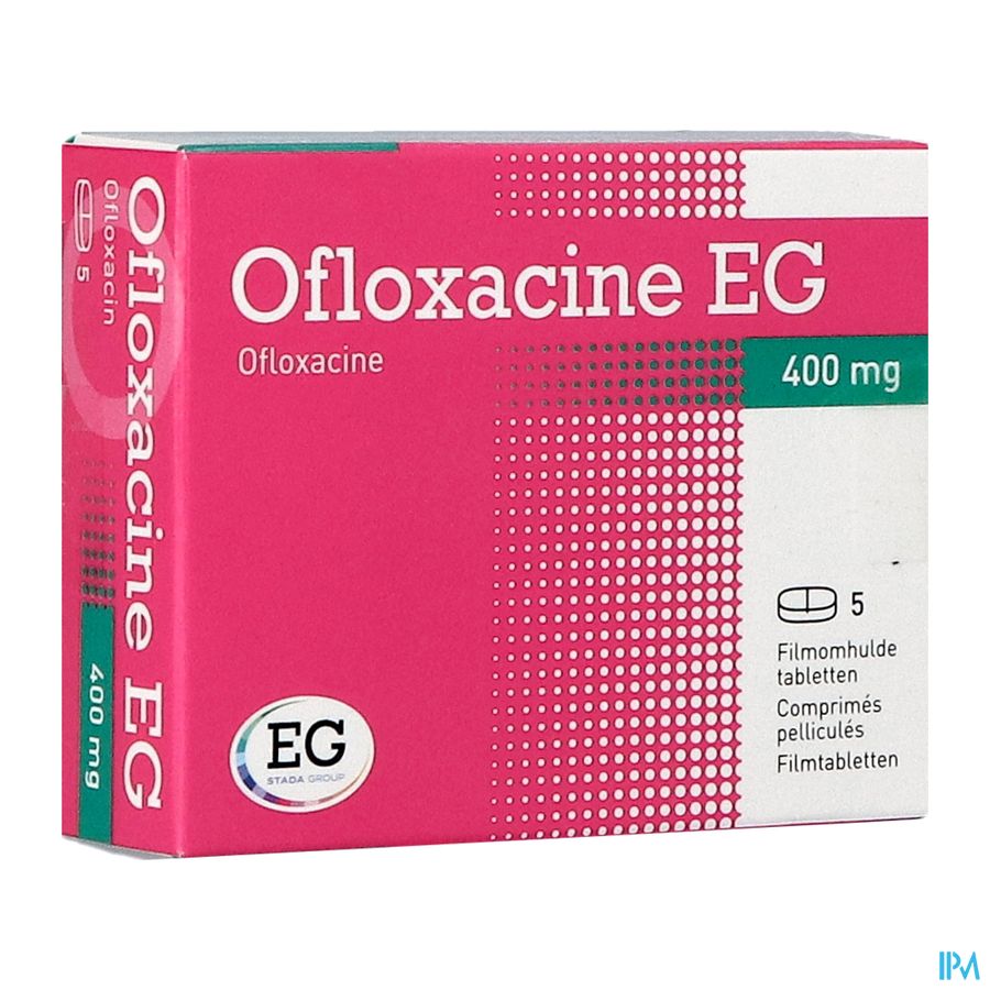 Ofloxacine EG Tabl 5X400Mg