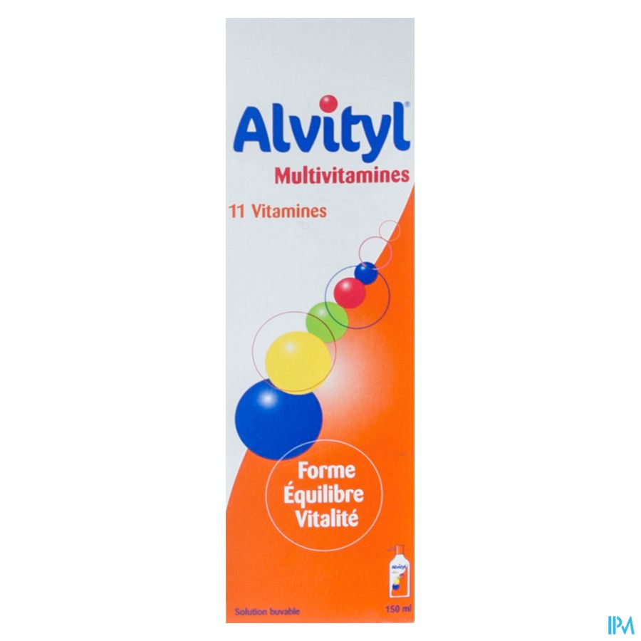 Alvityl Multivitamines Sol Buv. Fl 150ml 3