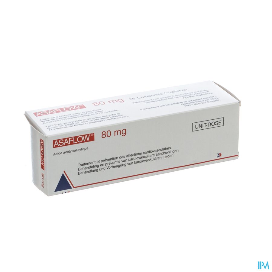 Asaflow 56 Tabl 80mg Ud Asaflow 56 Tabl 80mg Ud