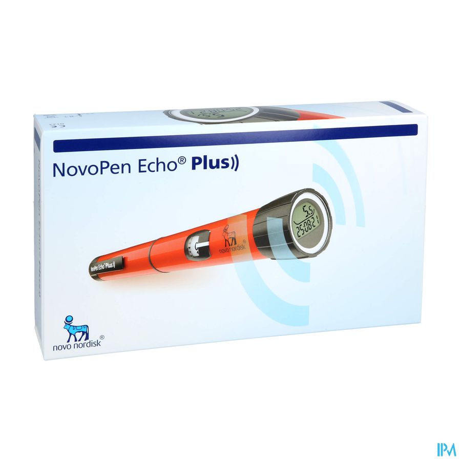 Novopen Echo Plus Rood Injectiepen Insuline Novopen Echo Plus Rood Injectiepen Insuline