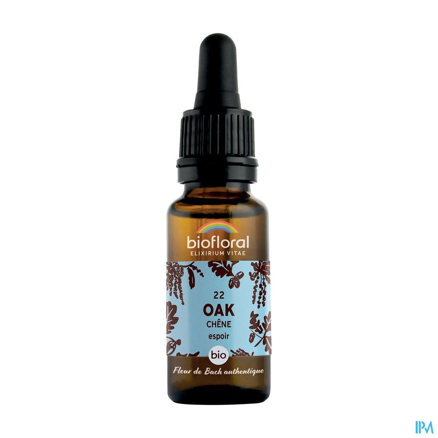 Biofloral Fleurs De Bach 22 Oak Chene Bio 20ml Biofloral Fleurs De Bach 22 Oak Chene Bio 20ml