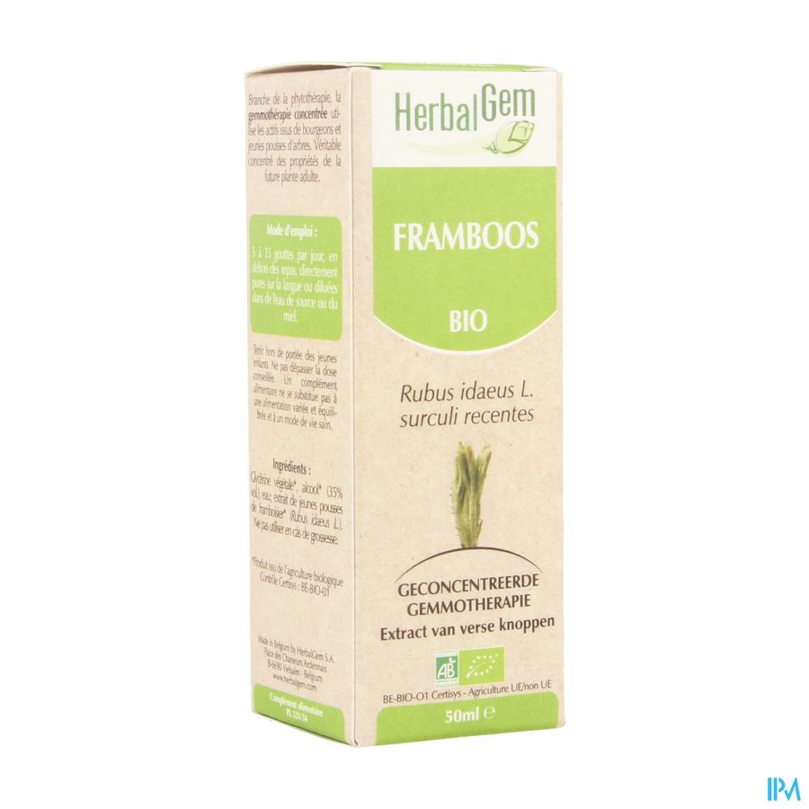 Herbalgem Frambozen Maceraat 50ml Herbalgem Frambozen Maceraat 50ml