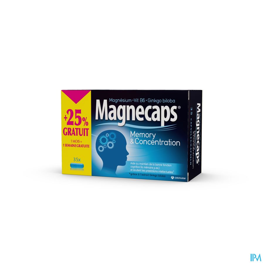 Magnecaps Memory&concentration Caps 35 Promopack Magnecaps Memory&concentration Caps 35 Promopack