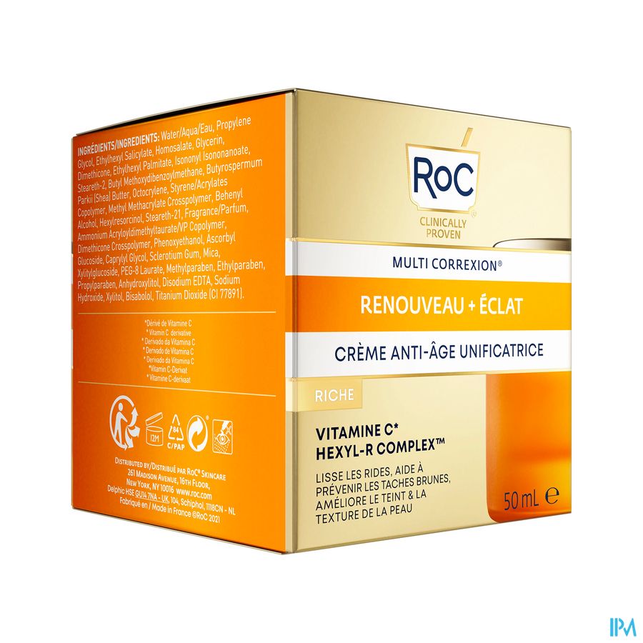 Roc Multi Correx.revive+glow A/age Cr Rich Pot50ml Roc Multi Correx.revive+glow A/age Cr Rich Pot50ml