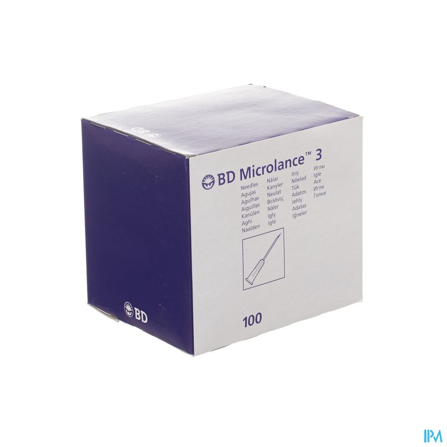 Bd Microlance 3 Naald 18g 1,2x40mm Rose 100 301900 Bd Microlance 3 Naald 18g 1,2x40mm Rose 100 301900