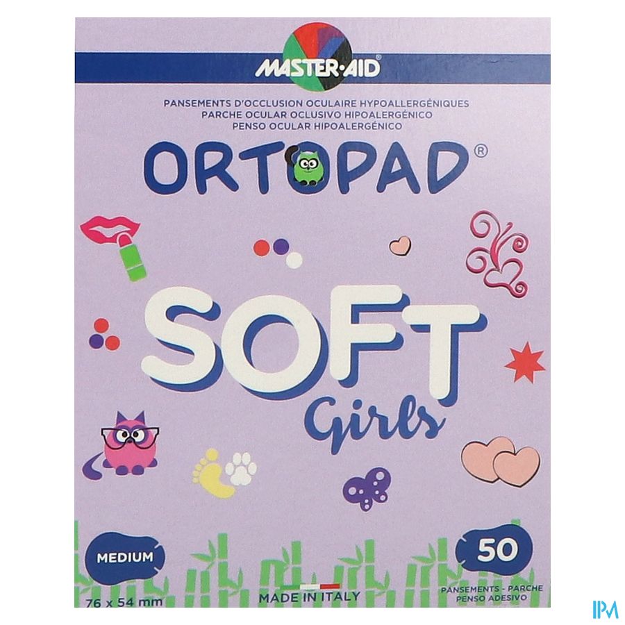 Ortopad Soft Girls Medium 76x54mm 50 72232 1