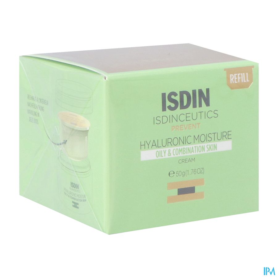 Isdinceutics Hyaluronic Vocht.comb/oily Navul. 50g Isdinceutics Hyaluronic Vocht.comb/oily Navul. 50g