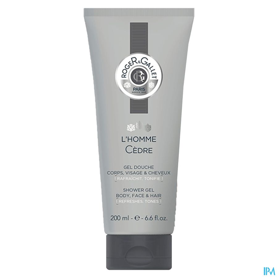 Roger&gallet Gel Douche Homme Cedre 200ml 1