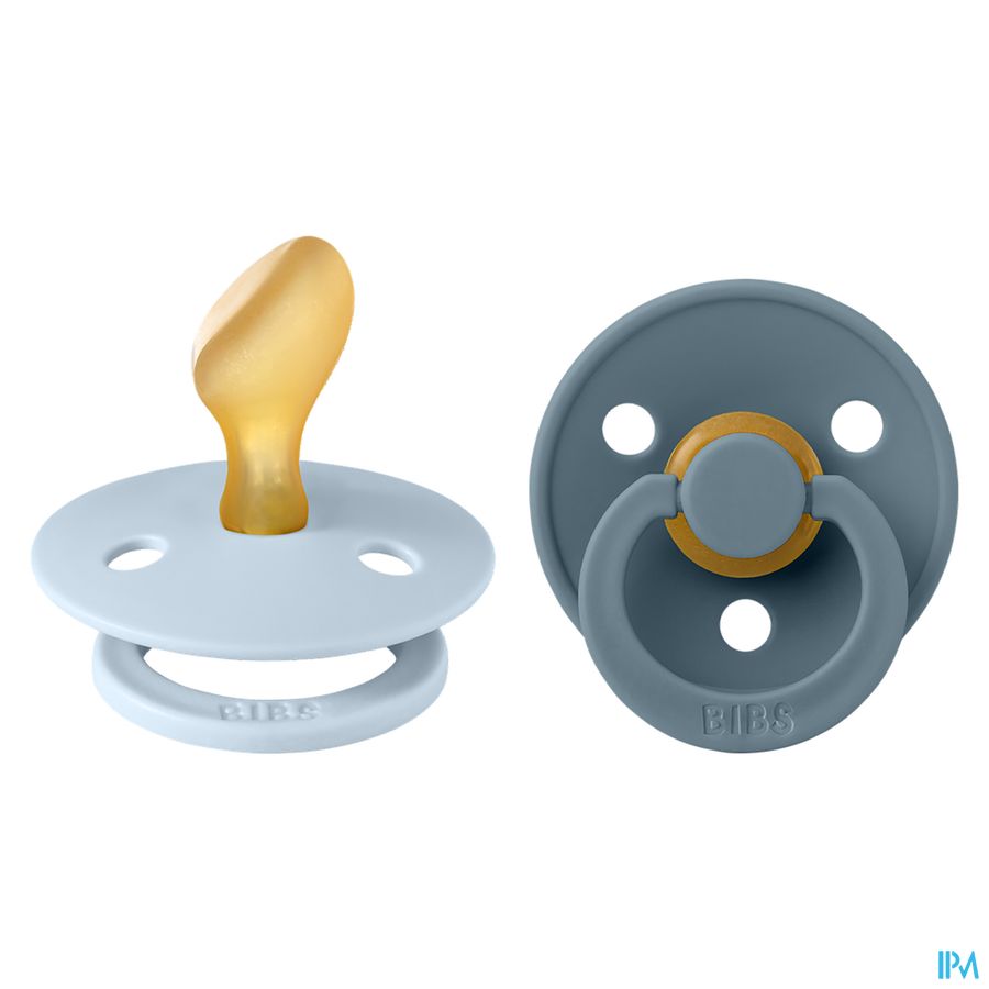 Bibs 2 Fopspeen Anatomic Duo Petrol/blue