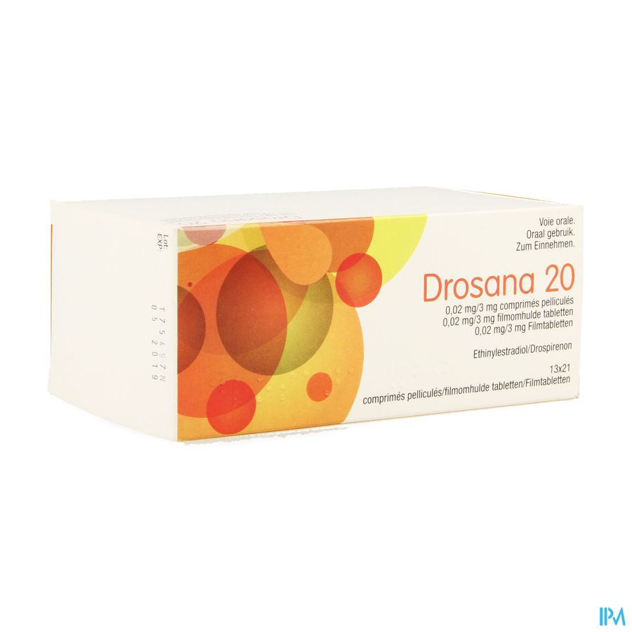 Drosana 20 0,02mg/3mg Filmomh Tabl 13 X 21 Drosana 20 0,02mg/3mg Filmomh Tabl 13 X 21
