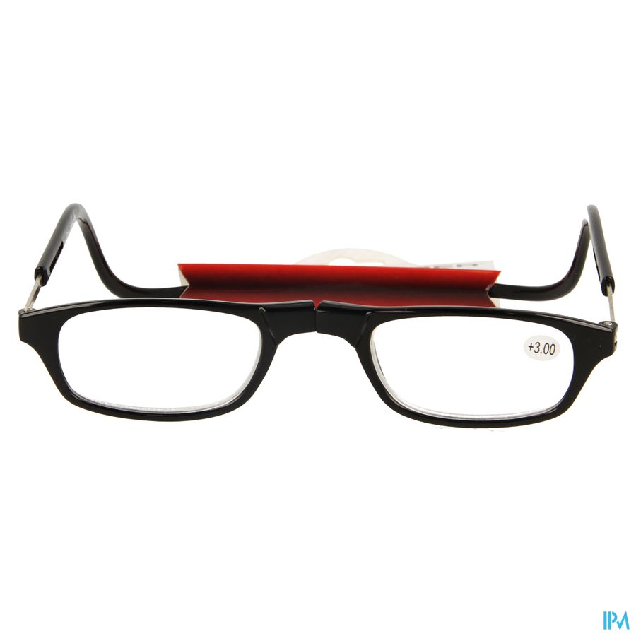 Clipyreader Bril +3.00 Zwart Clipyreader Bril +3.00 Zwart