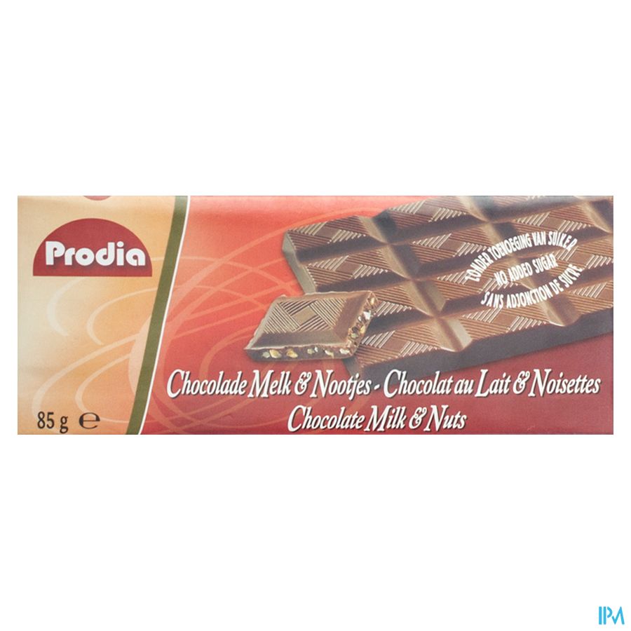 Prodia Chocolade Melk Noten 85g 5462 Revogan Prodia Chocolade Melk Noten 85g 5462 Revogan