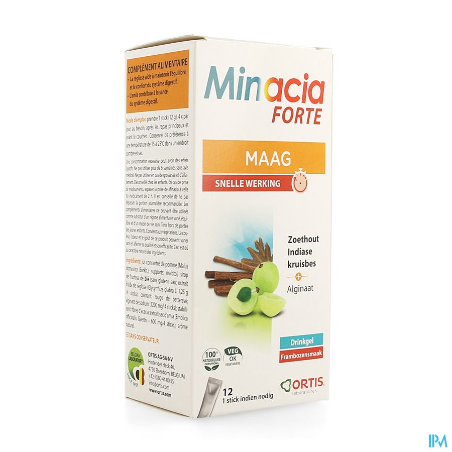 Ortis Minacia Forte Gel Stick 12 Ortis Minacia Forte Gel Stick 12