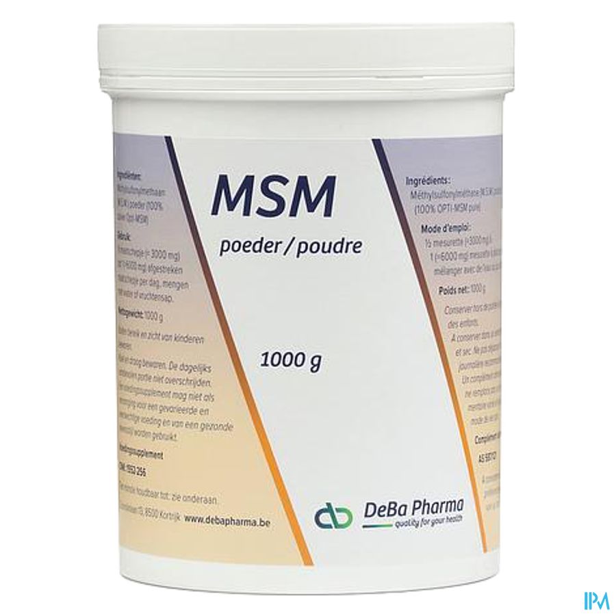 Msm Pdr Soluble/ Oplosb 1kg Deba 3