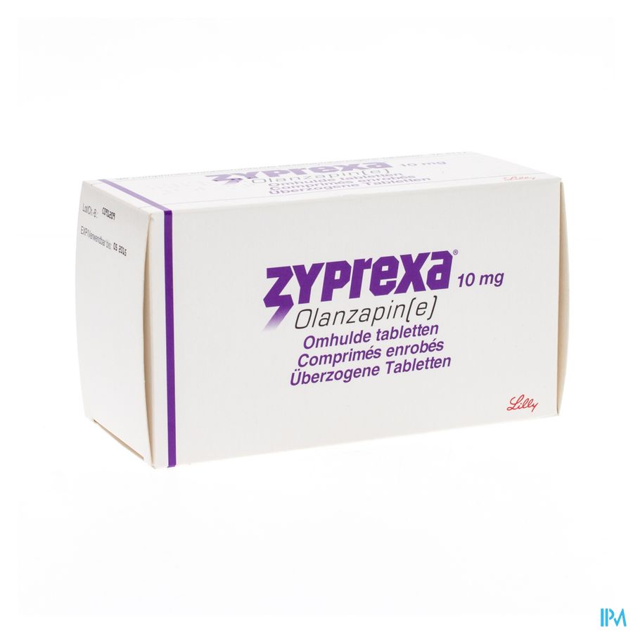 Zyprexa 10mg Pi Pharma Comp 98 X 10mg Pip Zyprexa 10mg Pi Pharma Comp 98 X 10mg Pip
