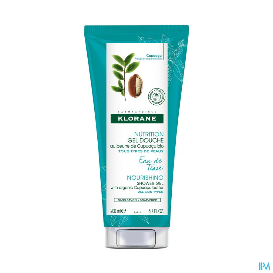 Klorane Lichaam Douchegel Water Tiare 200ml