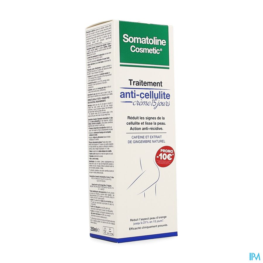 Somatoline Cosm. A/cell.gevord.15dagen 250ml Promo Somatoline Cosm. A/cell.gevord.15dagen 250ml Promo