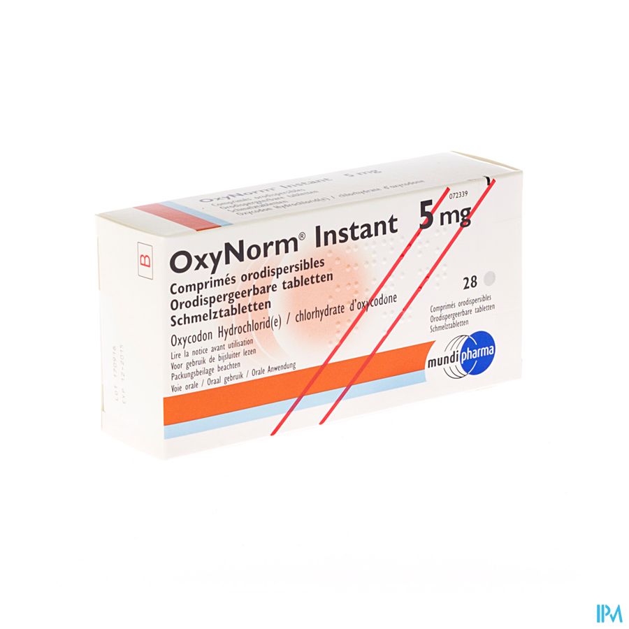 Oxynorm Instant Tabl 28 X 5mg Oxynorm Instant Tabl 28 X 5mg