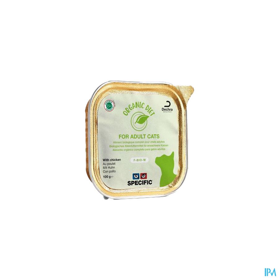 Specific F-bio-w Organic Chicken 8x100g Specific F-bio-w Organic Chicken 8x100g