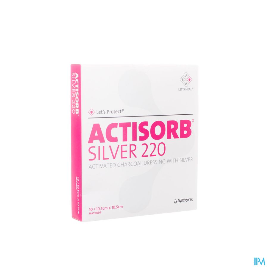Actisorb Silver 220 Kp 10,5x10,5cm 10 Mas105de Actisorb Silver 220 Kp 10,5x10,5cm 10 Mas105de