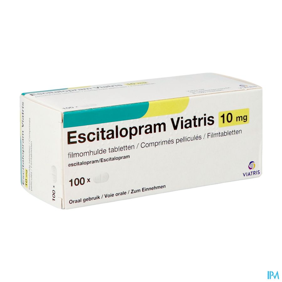 Escitalopram Viatris 10mg Filmomh Tabl 100 Escitalopram Viatris 10mg Filmomh Tabl 100