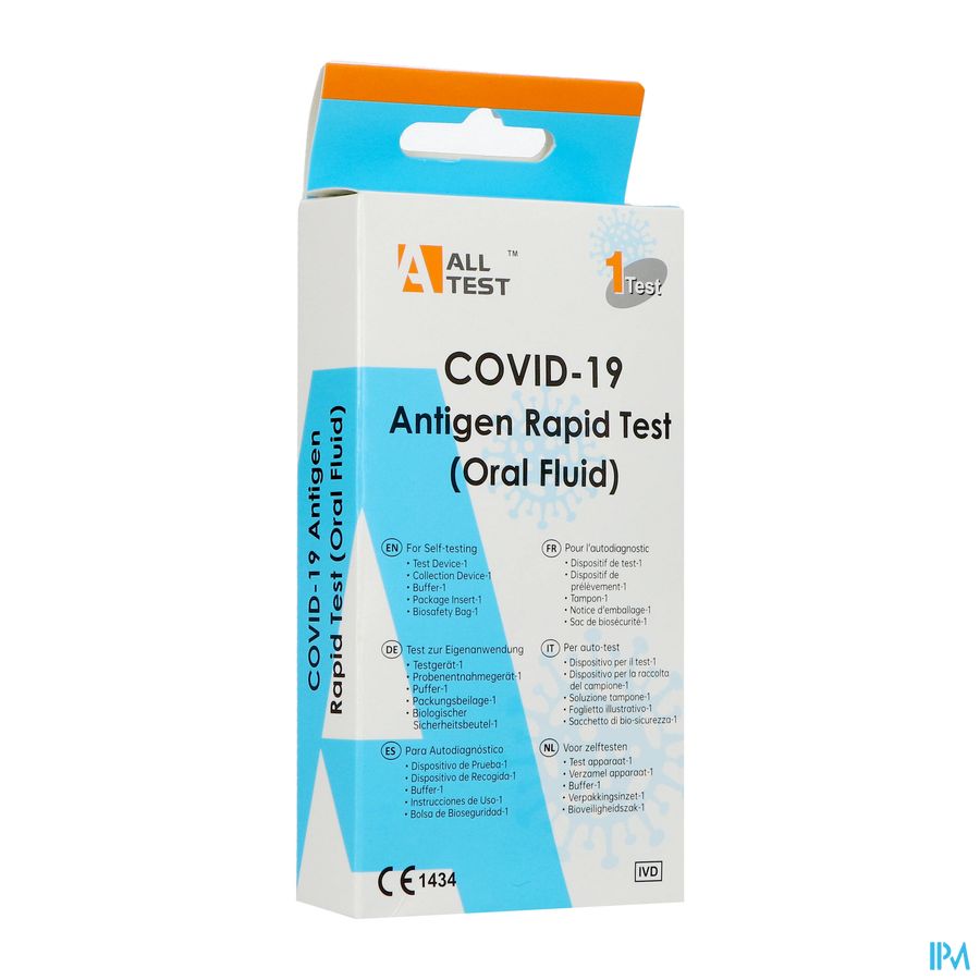 Alltest Covid-19 A/gen Test Rapid Or.fl. 1 Djb Med
