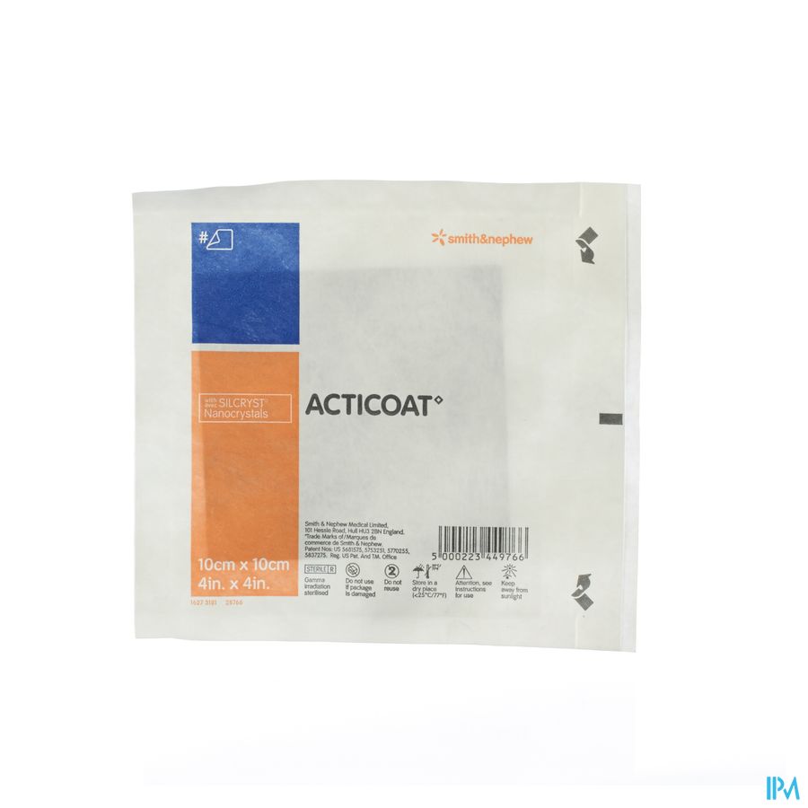 Acticoat Verb Individueel 10x 10cm 66000791 Acticoat Verb Individueel 10x 10cm 66000791