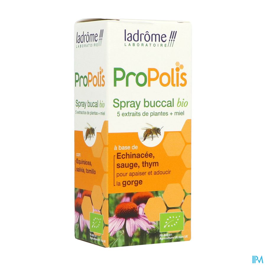 Ladrome Propolis Keel- & Mondspray 30ml Ladrome Propolis Keel- & Mondspray 30ml