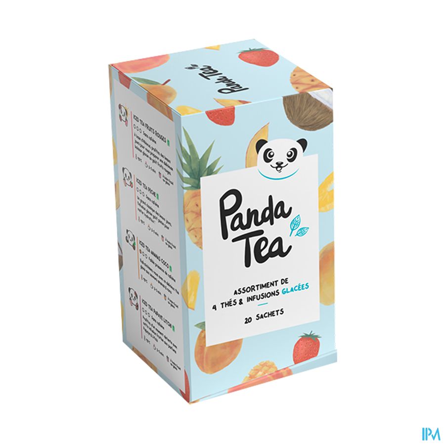 Panda Tea Coffret Iced Teas Zakjes 20 Panda Tea Coffret Iced Teas Zakjes 20