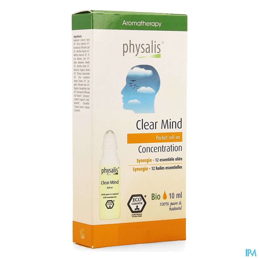 Physalis Roll-on Clear Mind Bio 10ml Physalis Roll-on Clear Mind Bio 10ml