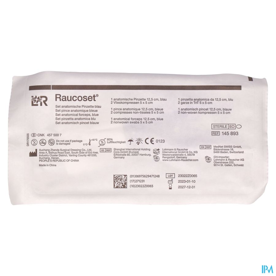 Raucoset Set Anatomisch Pincet Blauw 145893 3
