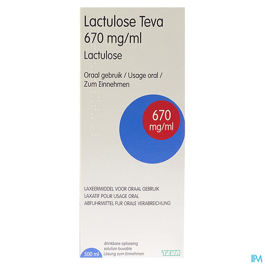 Lactulose Teva Sol Per Os 500ml 3
