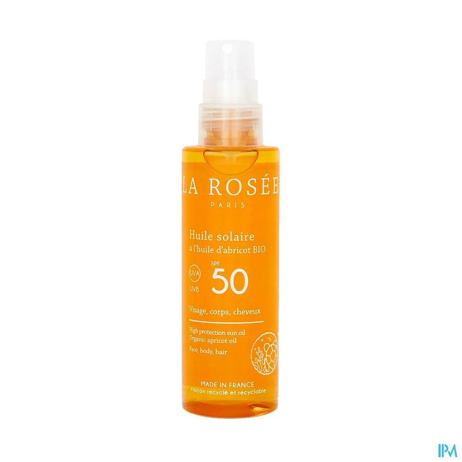 La Rosee Huile Solaire Abricot Bio Ip50 Fl 150ml La Rosee Huile Solaire Abricot Bio Ip50 Fl 150ml