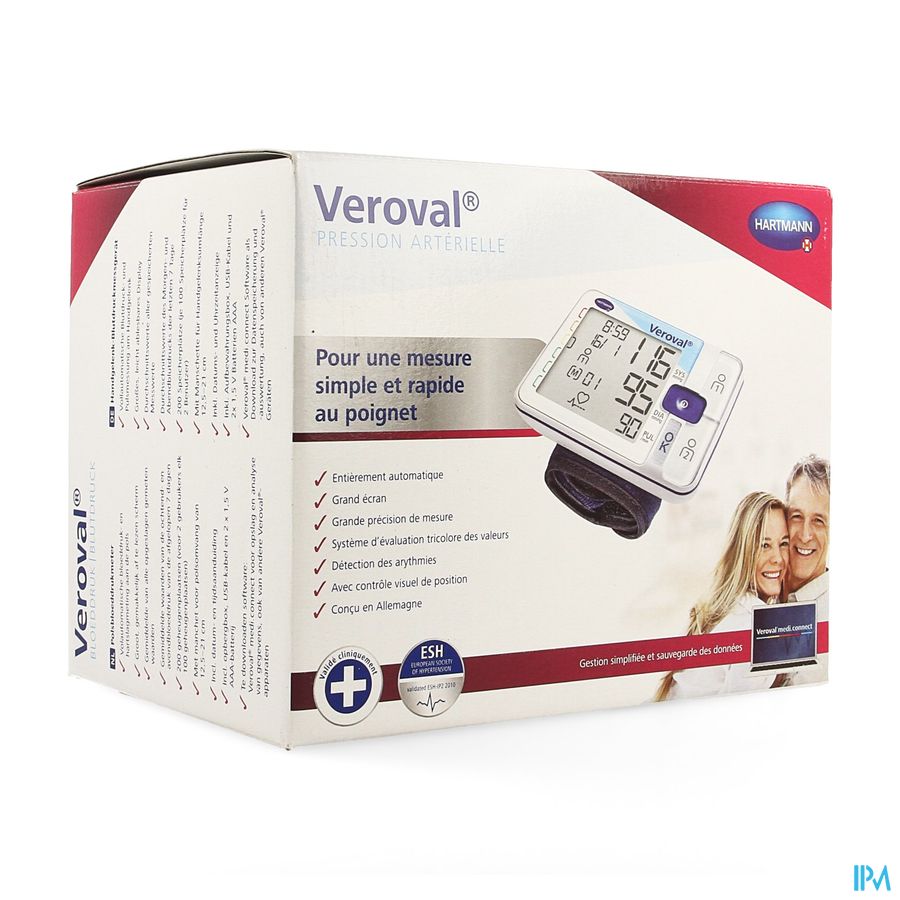 Veroval Pols Bloeddrukmeter 1 P/s Veroval Pols Bloeddrukmeter 1 P/s