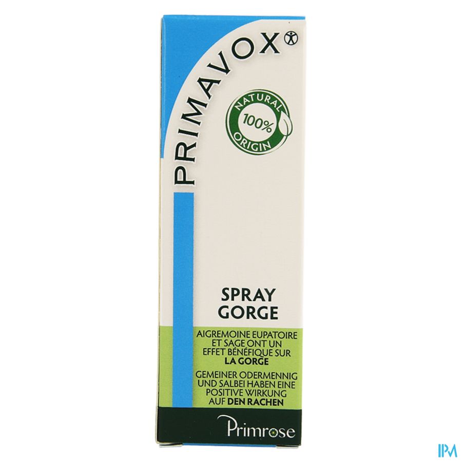 Primavox Adult Keelspray 10ml 7