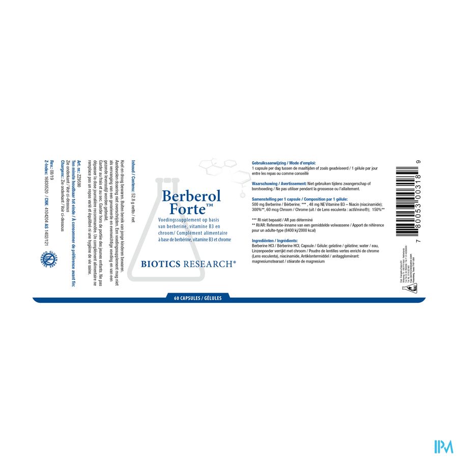 Berberol Forte Caps 60 4