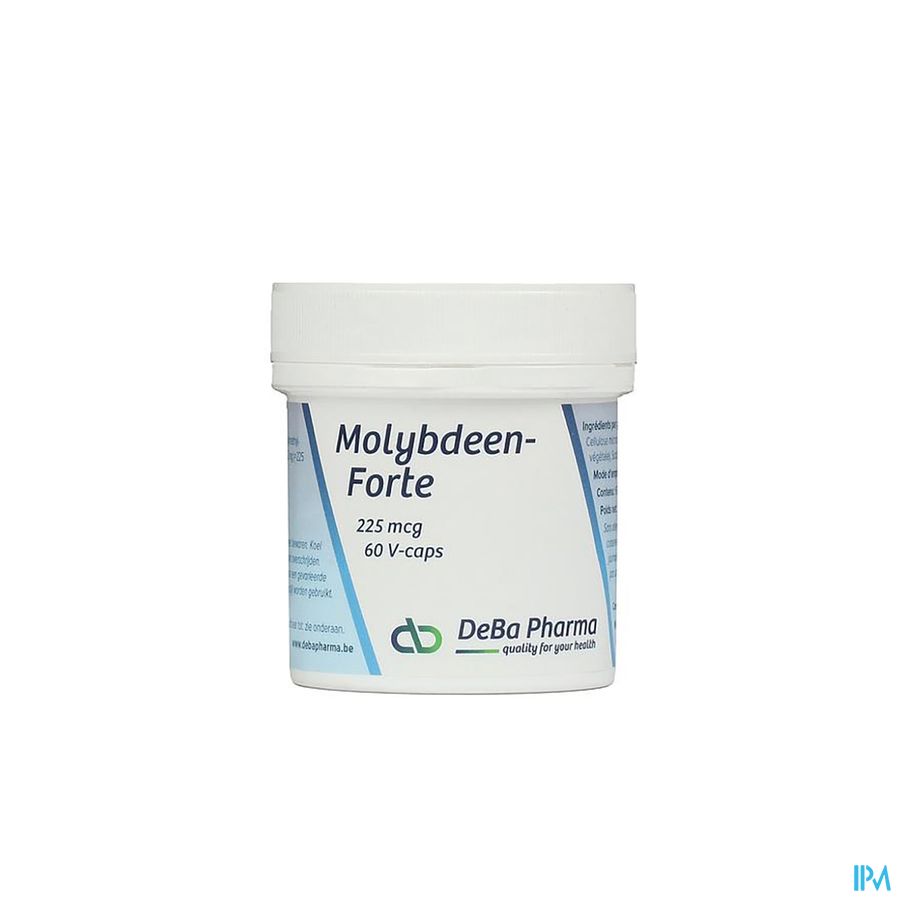 Molybdeen Forte V-caps 60x225mcg Deba Molybdeen Forte V-caps 60x225mcg Deba