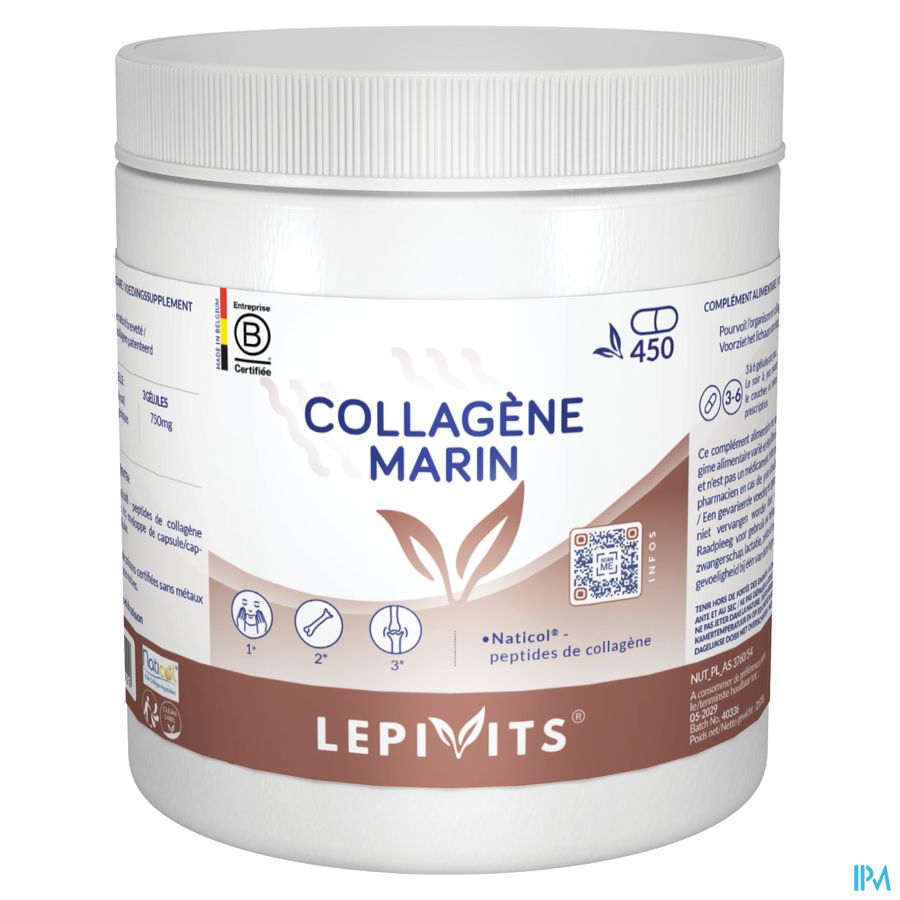 Collagene Marin Pack Pot Caps 450 Lepivits