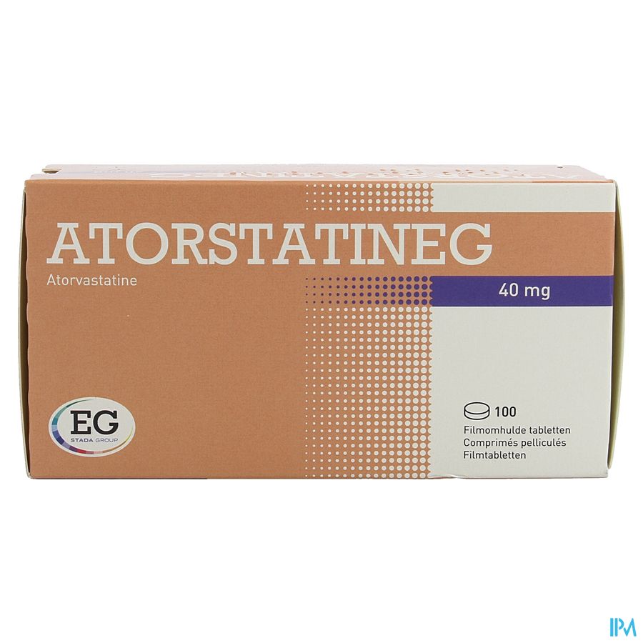 Atorstatineg 40Mg Filmomh Tabl 100 1