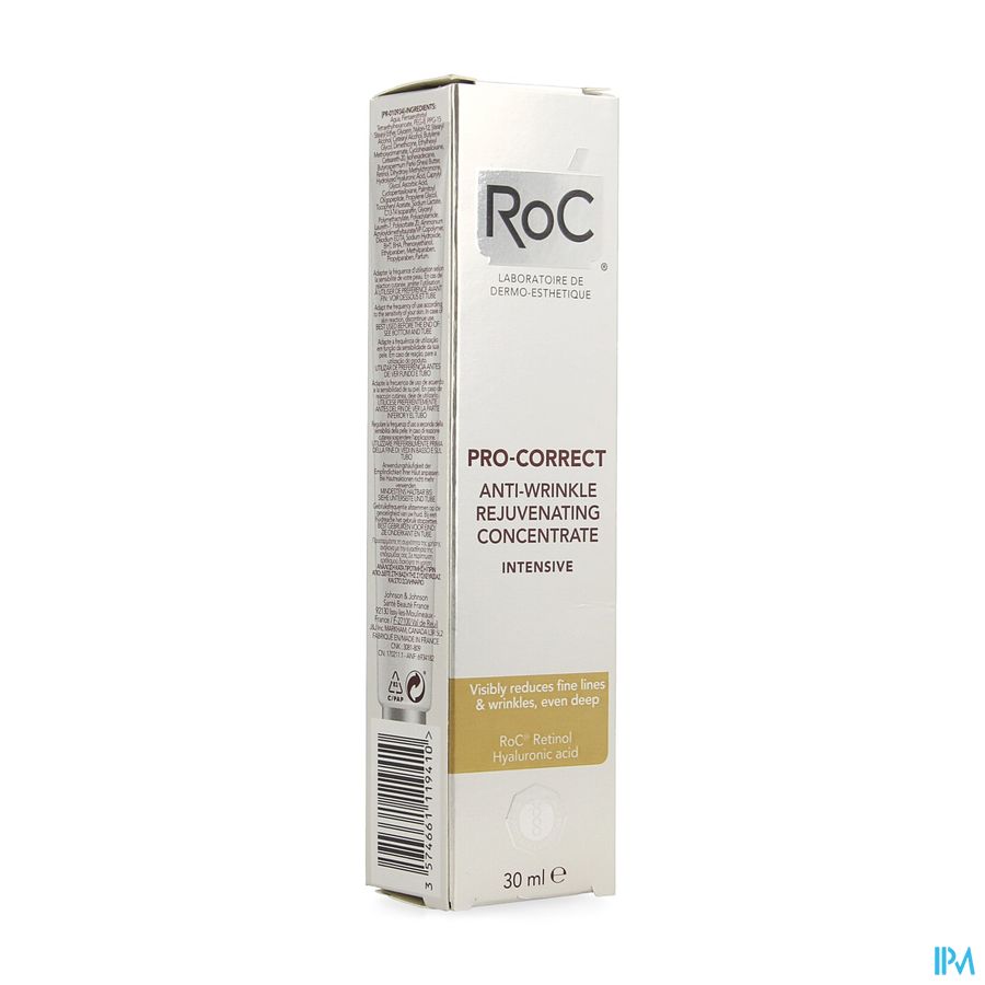Roc Pro-correct Concentr.a/rimpel Intensief 30ml