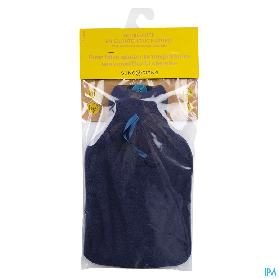 Sanodiane Bouillotte Polaire Bleu Marine 1,8l 1
