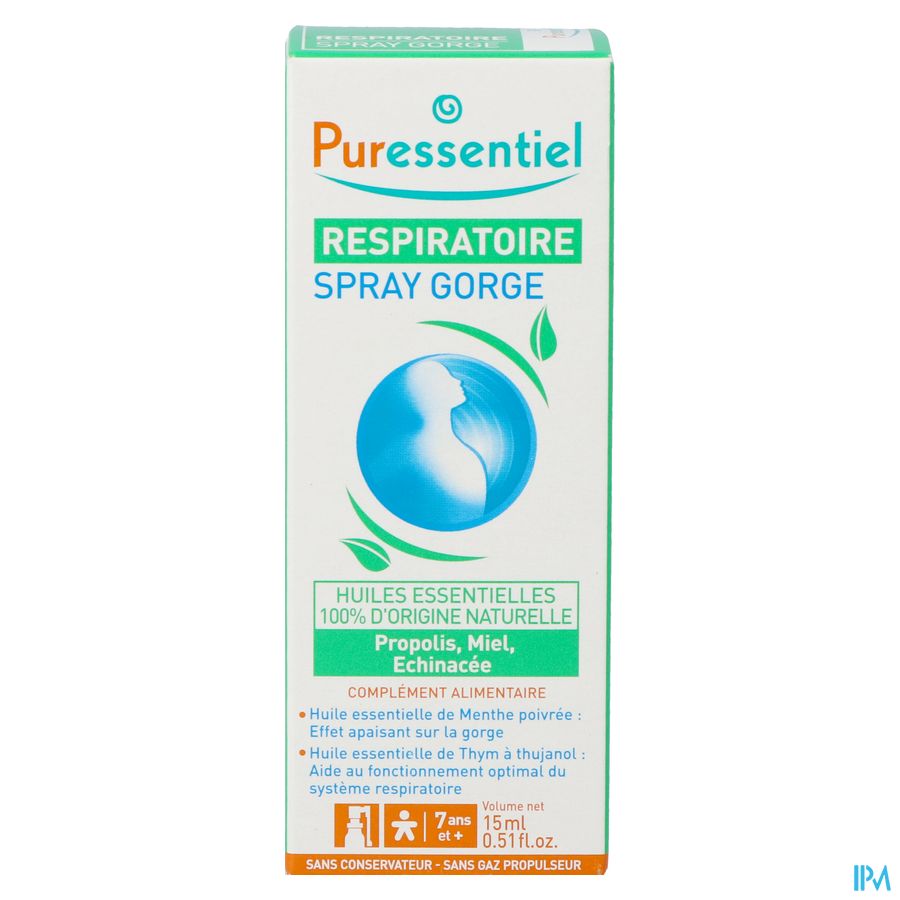 Puressentiel Ademhaling Keelspray 15ml 7
