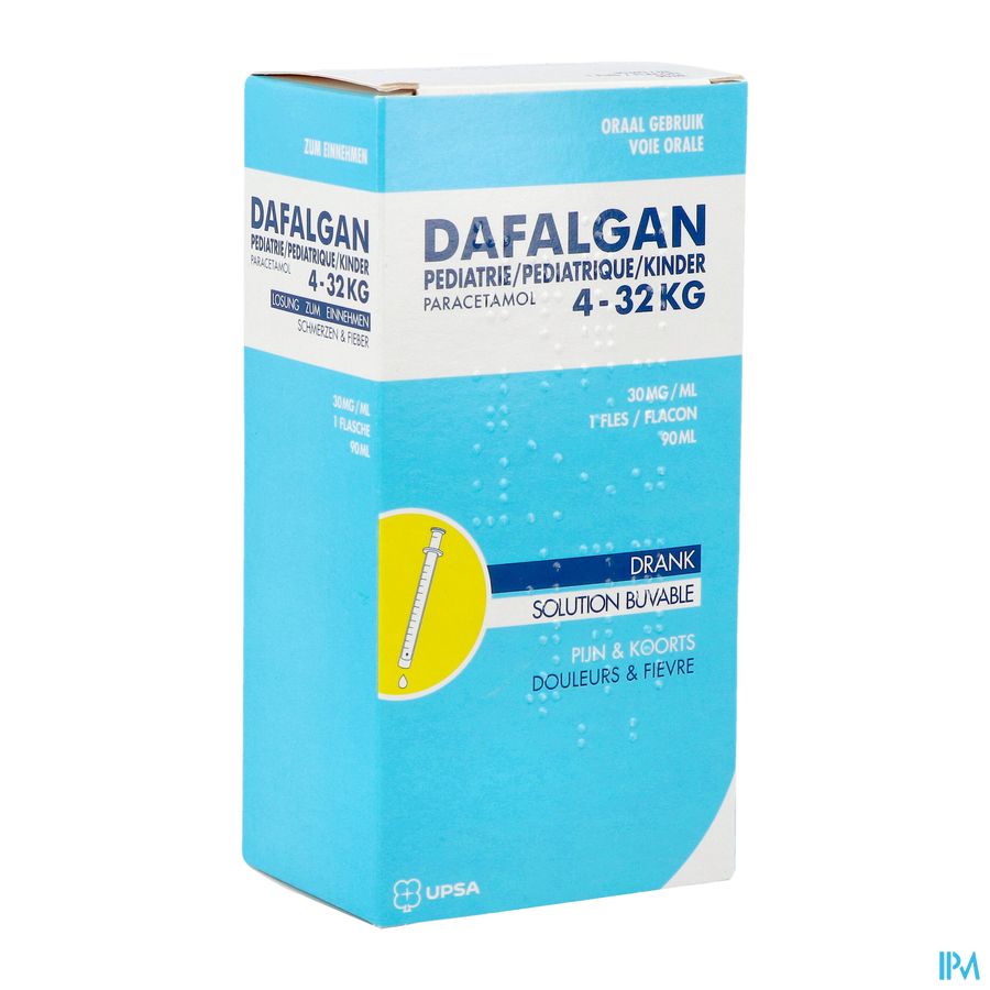 Dafalgan Pediatrie 30mg/ml Sirop Fl 90ml