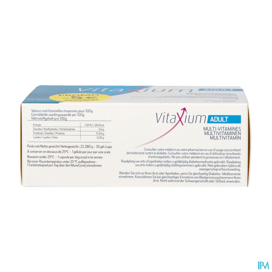 Vitaxium Adult Multi Vitamines Caps 60 Promo -5€ 4