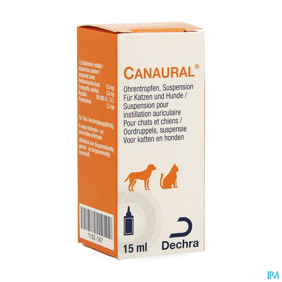 Canaural Oordruppels Hond/kat 15ml